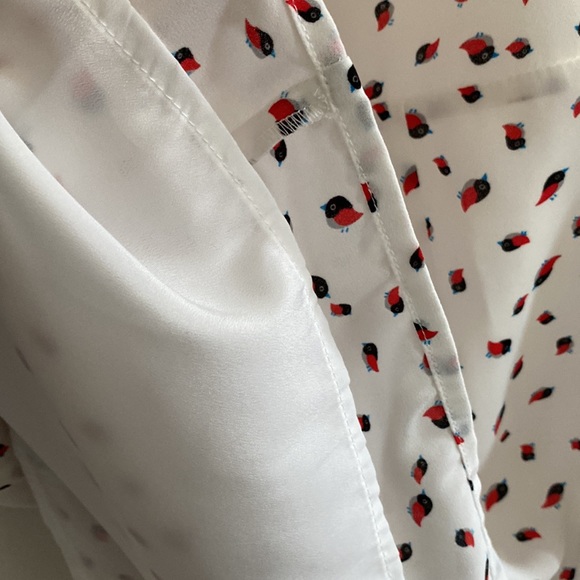 Esley Bird Patterned Dress - S - Picture 6 of 8